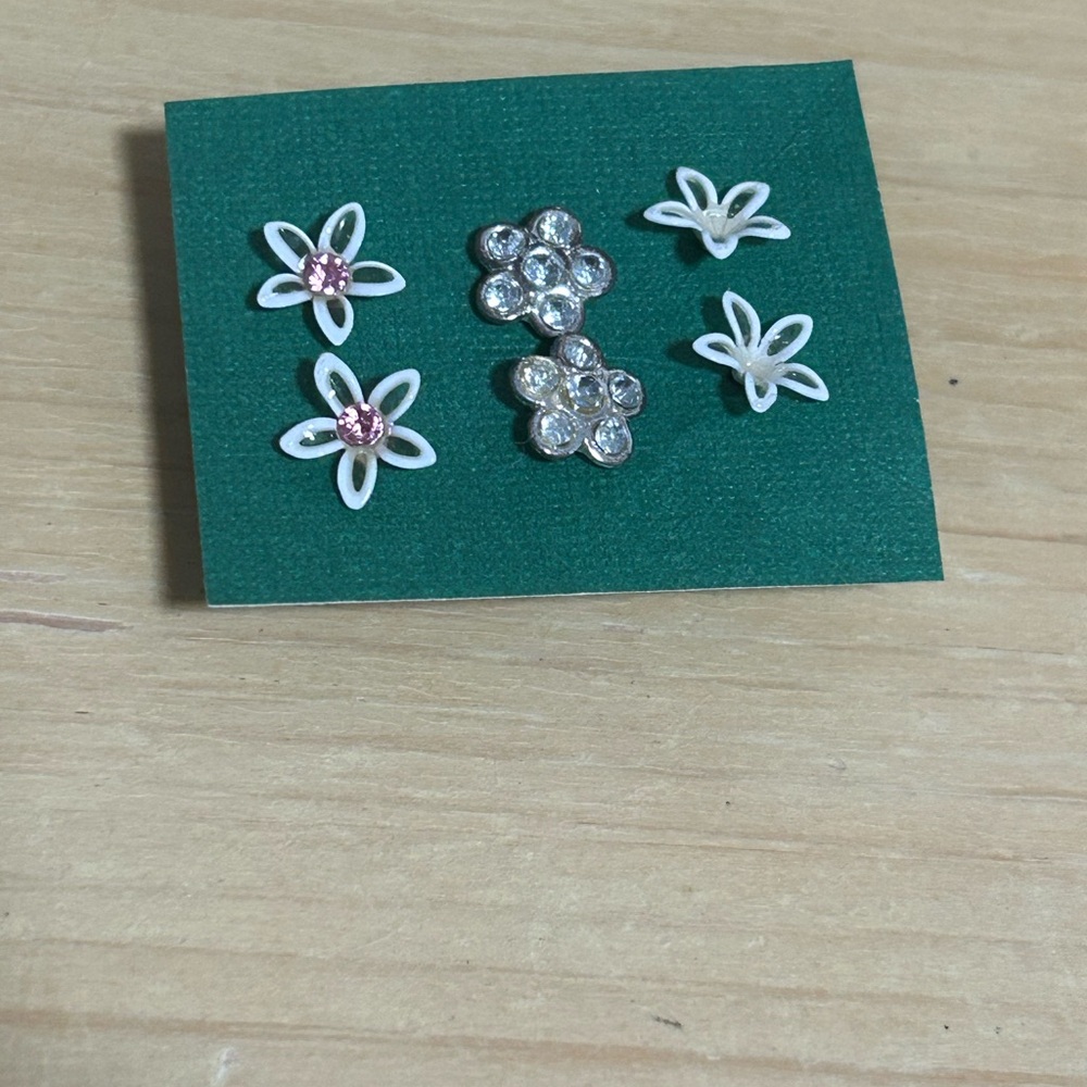 Floral Stud Earrings Set